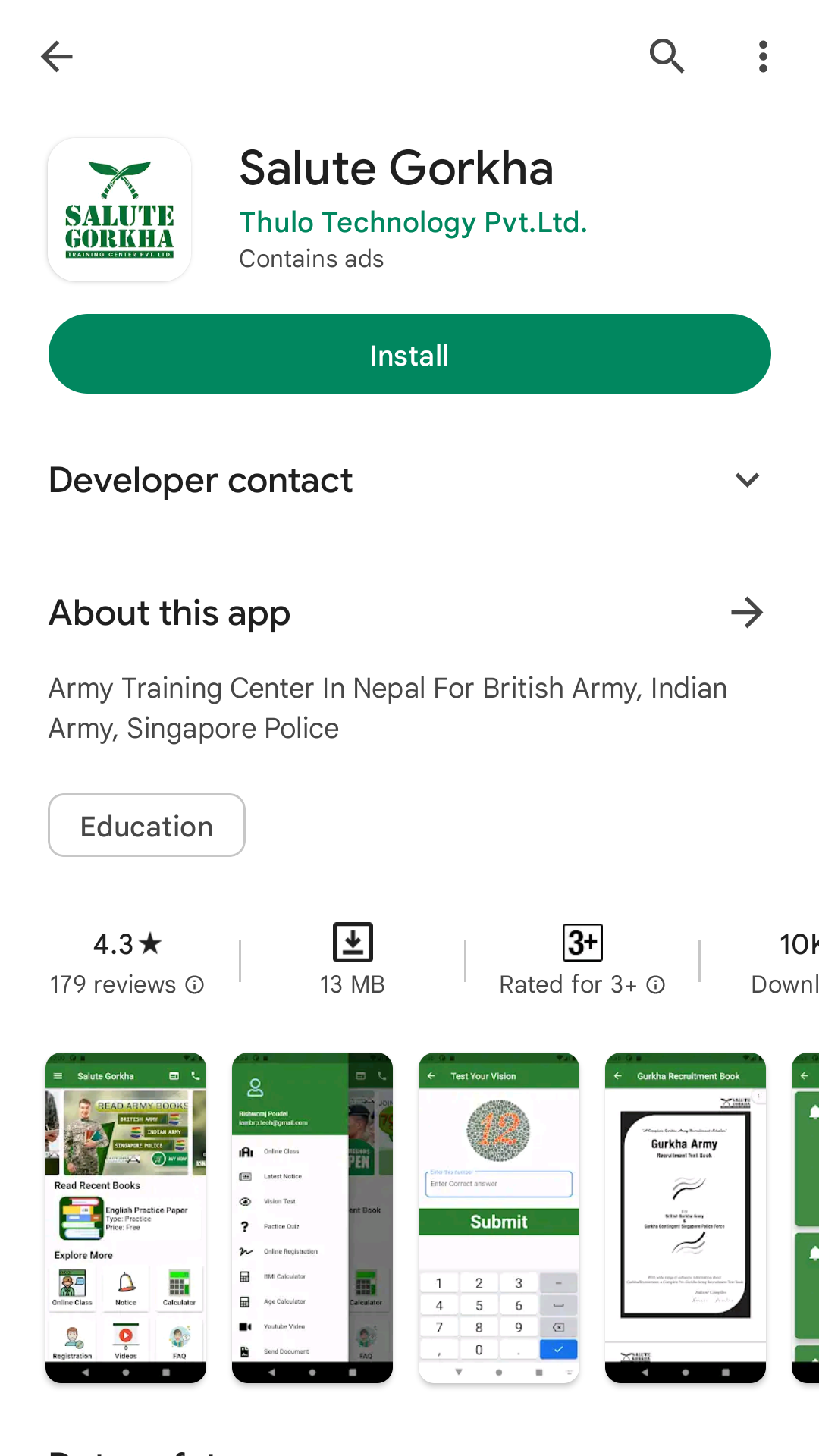 Salute Gorkha App